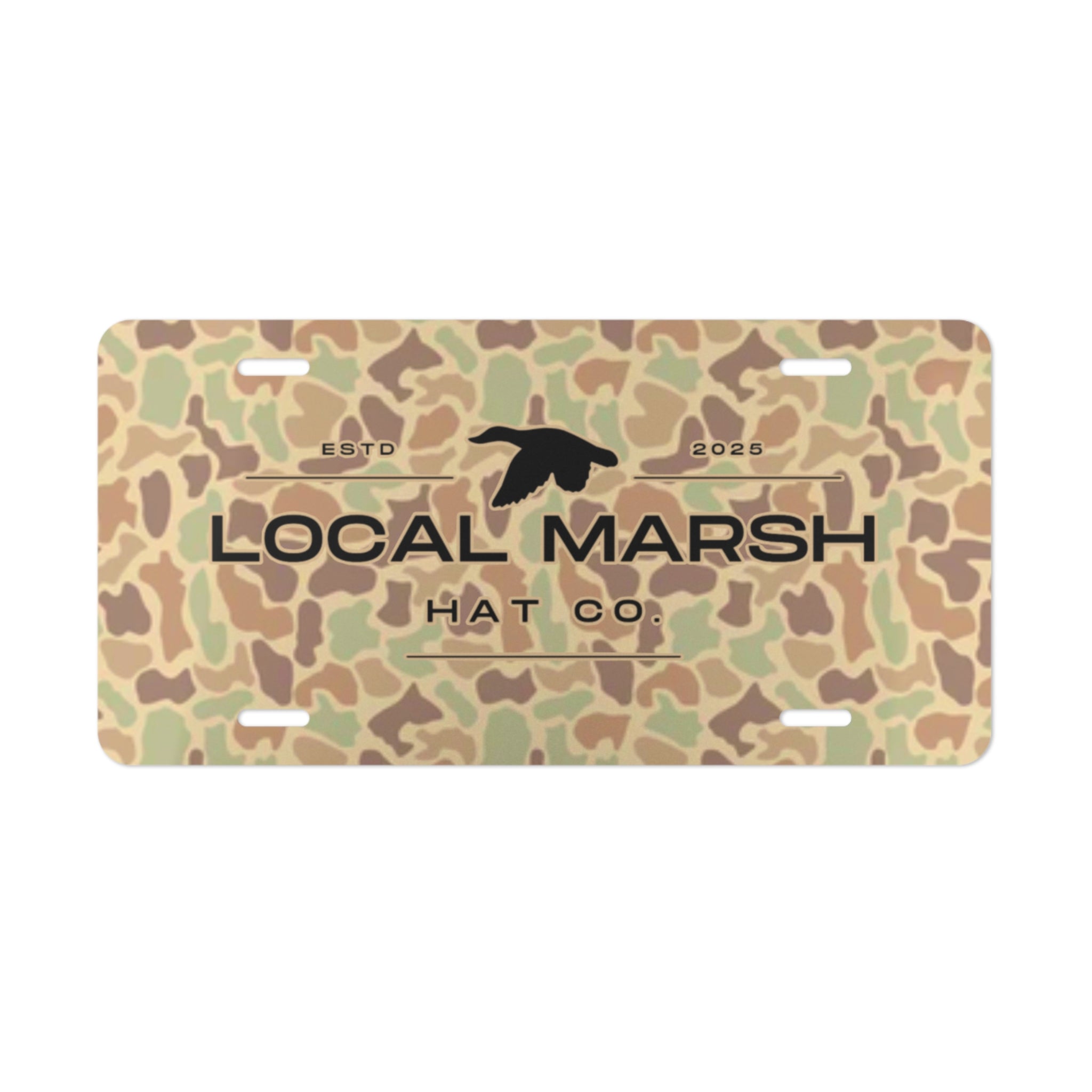 Camo License Plate