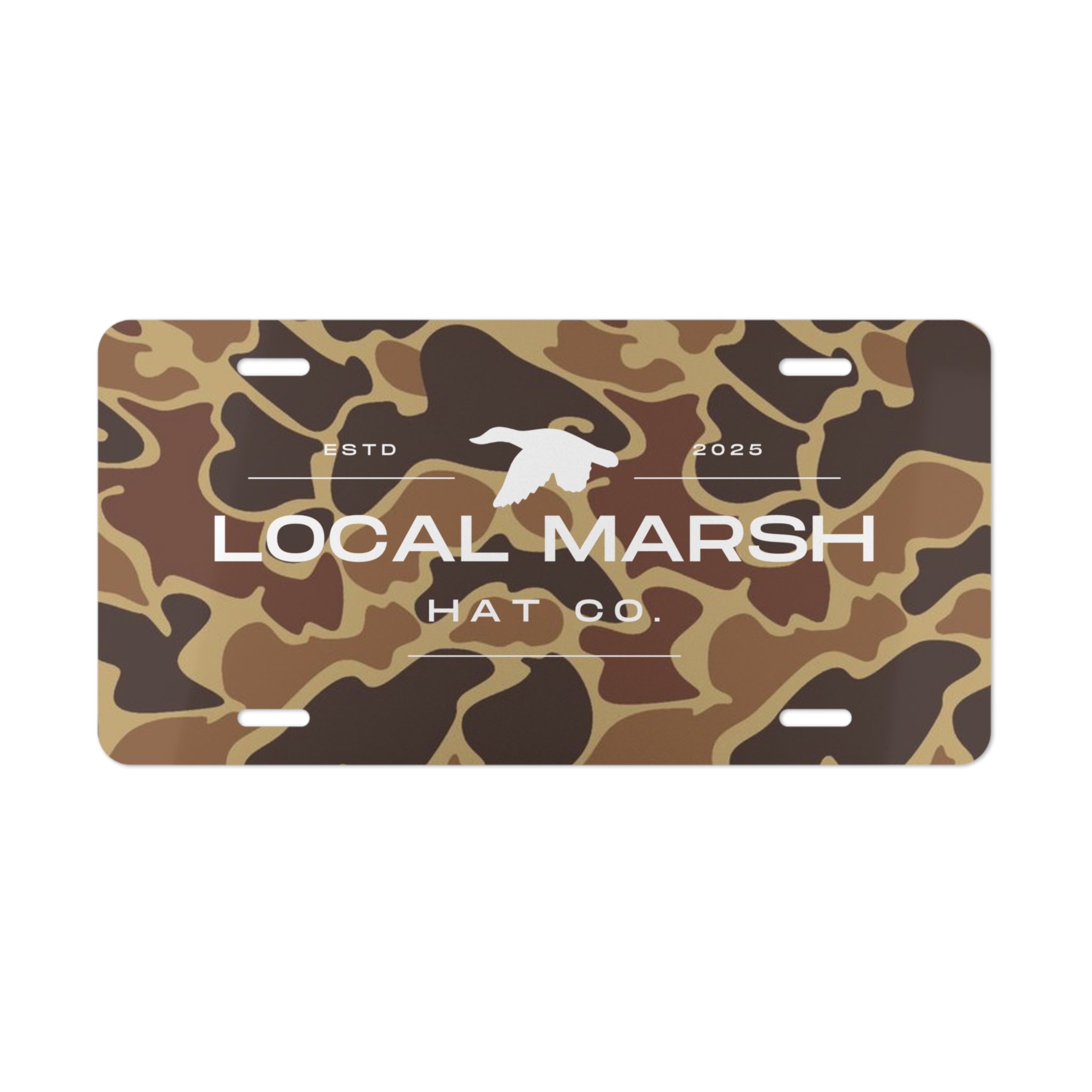 Old School Camo LMHC License Plate